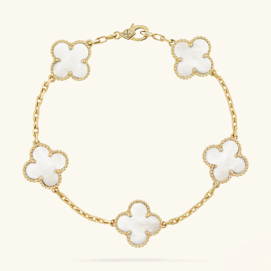 CLOVER | White Bracelet