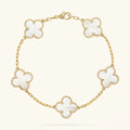 CLOVER | White Bracelet